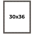 thumbnail image 1 of 30x36 Frame Black-Brown Medieval Solid Wood Picture Frame | 1.5 Inch Moulding Width | Gotham, 1 of 8