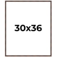 thumbnail image 1 of 30x36 Frame Brown Bamboo with Dark Coffee/Walnut Finish | Solid Wood Picture Frame Width 0.75, 1 of 8