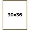 thumbnail image 1 of 30x36 Frame Gold Kingsley Distressed Solid Wood Picture Frame Width 0.75 Inches | Interior Frame, 1 of 8