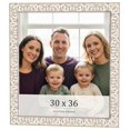 thumbnail image 1 of 30x36 Frame White Real Wood Picture Frame Width 1.5 inches | Interior Frame Depth 0.5 inches |, 1 of 8