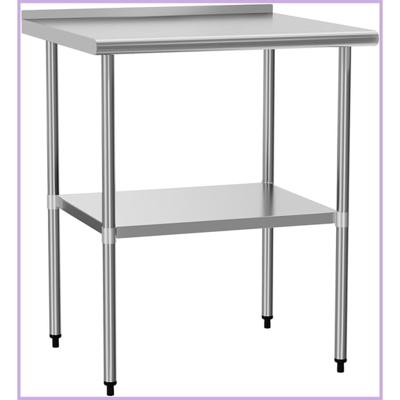 30x36 Inch Stainless Steel Coffee Table - Easy-Clean, Heavy-Duty & Easy Setup for Living Room