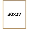 thumbnail image 1 of 30x37 Frame Beaded Gold Solid Wood Picture Frame | 0.75 Inches Moulding Width | Liscio Oro, 1 of 8