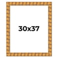 thumbnail image 1 of 30x37 Frame Beige Real Wood Picture Frame Width 3 inches | Interior Frame Depth 0.5 inches |, 1 of 8