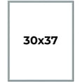 thumbnail image 1 of 30x37 Frame Rustic Sky Blue Solid Wood Picture Frame | 0.75 Inch Moulding Width |Includes UV, 1 of 8