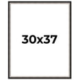thumbnail image 1 of 30x37 Frame Silver Real Wood Picture Frame Width 1.25 Inches | Interior Frame Depth 0.75 Inches |, 1 of 8