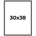 thumbnail image 1 of 30x38 Frame Silver Real Wood Picture Frame Width 1.25 Inches | Interior Frame Depth 0.75 Inches |, 1 of 8