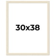 thumbnail image 1 of 30x38 Frame White Real Wood Picture Frame Width 1.5 inches | Interior Frame Depth 0.5 inches | Barn, 1 of 8