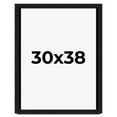 thumbnail image 1 of 30x38 Shadow Box Black Solid Wood Display Picture Frame | 1 Inch Rabbet Depth | | 1.375 Inch, 1 of 4