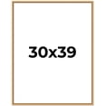 thumbnail image 1 of 30x39 Frame Beaded Gold Solid Wood Picture Frame | 0.75 Inches Moulding Width | Liscio Oro, 1 of 8