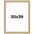 thumbnail image 1 of 30x39 Frame Gold Plein Aire Solid Wood Picture Frame Width 2 Inches | Interior Frame Depth 0.5, 1 of 8