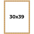 thumbnail image 1 of 30x39 Frame Gold Rustic Solid Wood Picture Frame | 1.25 Inch Wide Moulding | Rustique Gold, 1 of 8