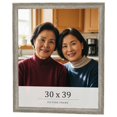 thumbnail image 1 of 30x39 Frame Grey Solid Wood Picture Frame Width 1 Inches | Interior Frame Depth 0.5 Inches |, 1 of 8