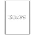 thumbnail image 1 of 30x39 Shadow Box Frame White | 1 Inches Deep Real Wood Contemporary Shadowbox Display Frame | UV, 1 of 6