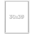 thumbnail image 1 of 30x39 Shadow Box High Gloss White Display Frame | 1.625 Inches Deep | 1 Inch Moulding Width | Solid, 1 of 4
