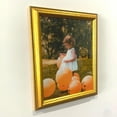 thumbnail image 1 of 30x4 Picture Frame Gold Wood 30x4 Frame 30 x 4 Frames Acrylic Glass 30 x 4, 1 of 4