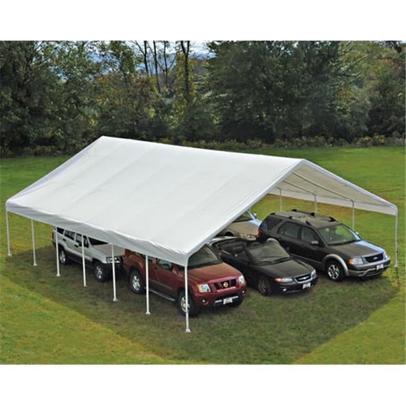 30x40 Canopy 2-.38 in. Frame White Cover