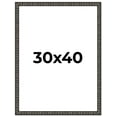 thumbnail image 1 of 30x40 Frame Black-Brown Medieval Solid Wood Picture Frame | 1.5 Inch Moulding Width | Gotham, 1 of 8