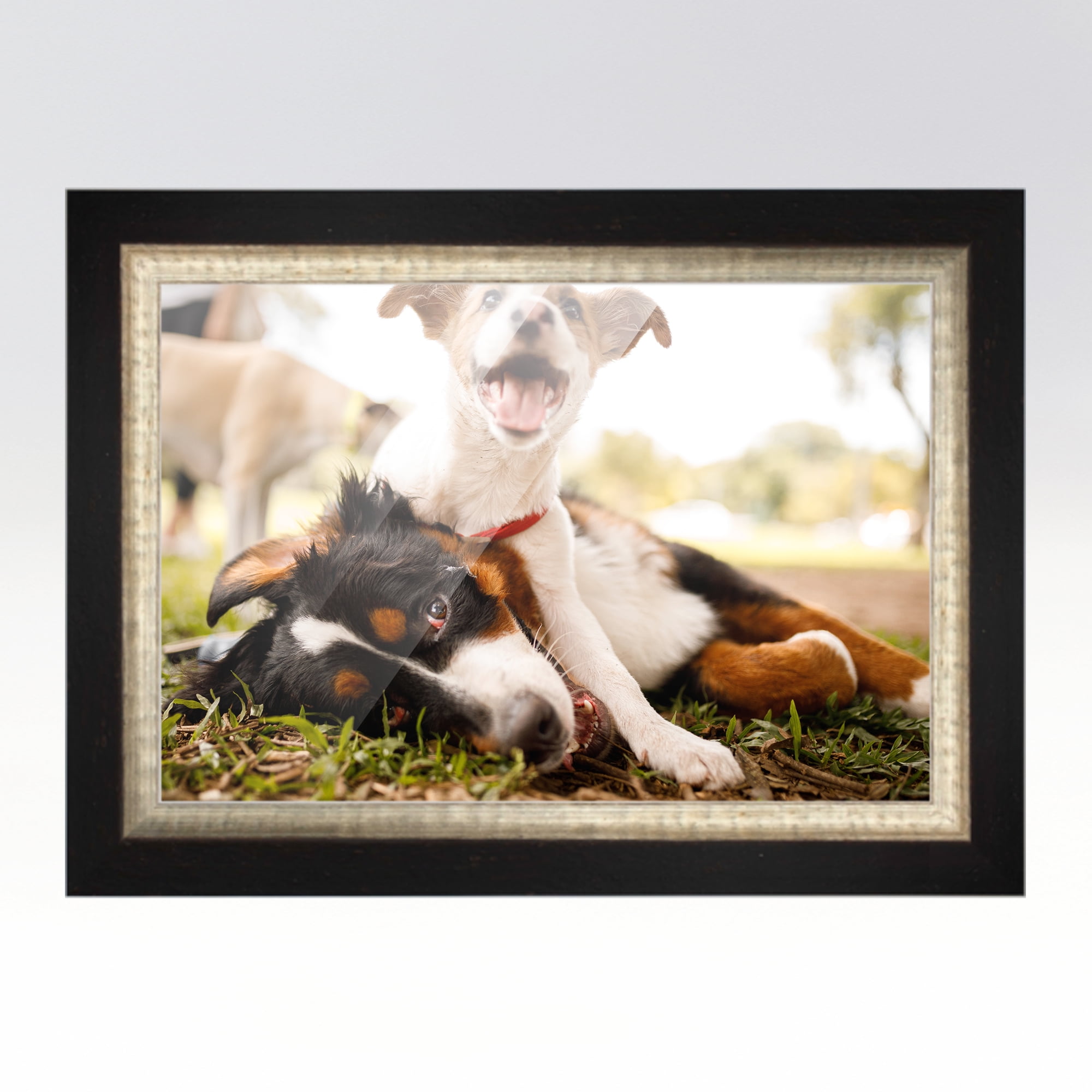 30x40 Frame Black Real Wood Picture Frame Width 2.25 inches Interior Frame Depth 0.5 inches