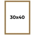 thumbnail image 1 of 30x40 Frame Black and Gold Distressed Solid Wood Sonoma Picture Frame | 1.625 Inch Moulding Width |, 1 of 8