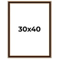 thumbnail image 1 of 30x40 Frame Gold Brown Plein Air Vintage Solid Wood Picture Frame | 1.75 Inches Moulding Width |, 1 of 8