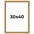 thumbnail image 1 of 30x40 Frame Gold Ornate Solid Wood Picture Frame | 2 Inch Moulding Width | Firman Traditional Photo, 1 of 8