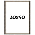 thumbnail image 1 of 30x40 Frame Gold Real Wood Picture Frame Width 1.5 inches | Interior Frame Depth 0.5 inches |, 1 of 8