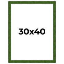 30x40 Frame Green Burl Solid Wood Picture Frame | 1.75 Inches Moulding Width | Interior Frame Depth