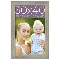 30x40 Frame Grey Real Wood Picture Frame Width 1.5 Inches | Interior Frame Depth 0.5 Inches | Barn
