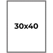 30x40 Frame Slate Blue Distressed Rustic Solid Wood Picture Frame | 0.75 Inch Moulding Width |