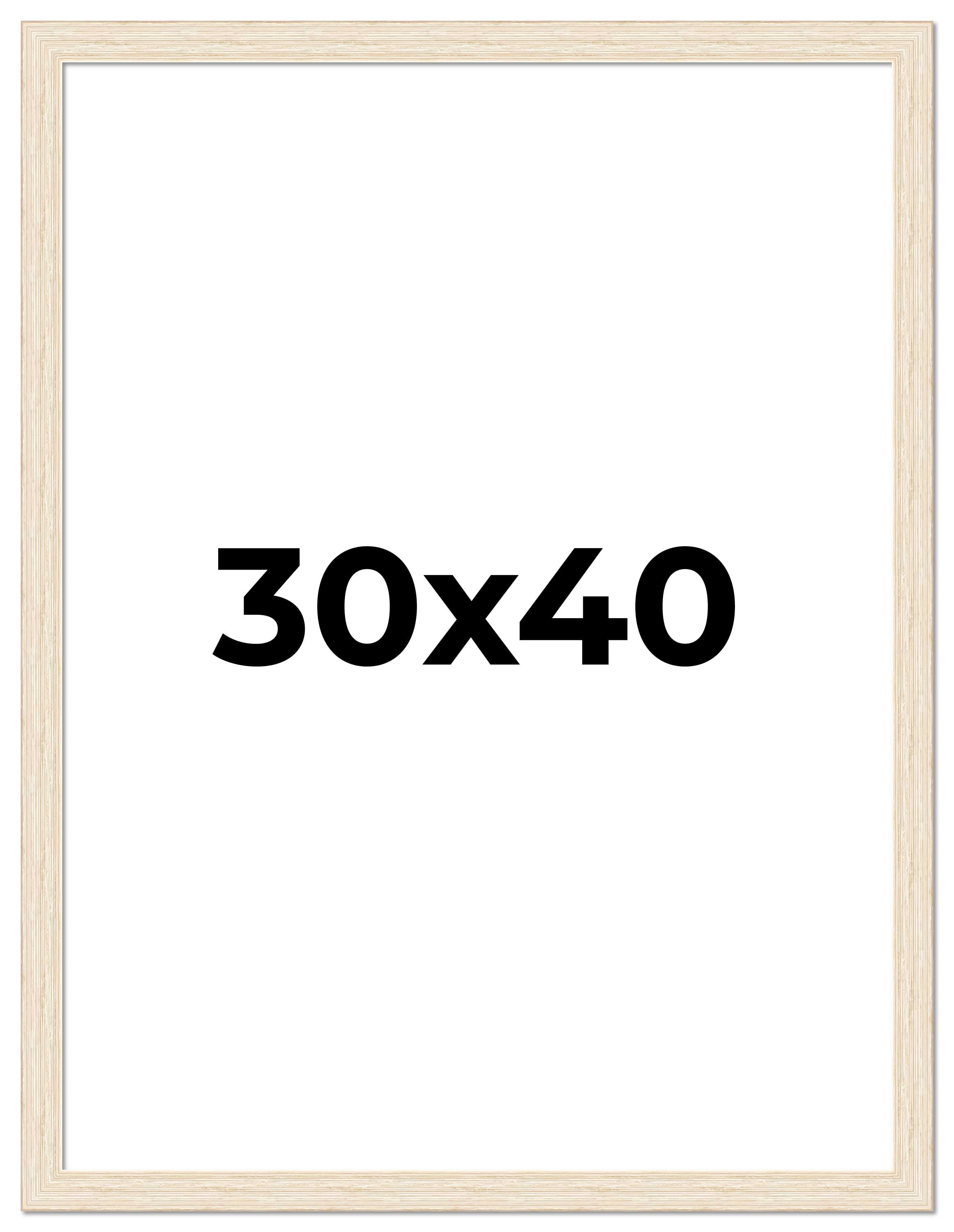 Walmart 30x40 White Real Wood Picture Frame | UV Resistant | Acid Free ...