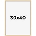 thumbnail image 1 of 30x40 Shadow Box Frame Brown | 0.875 Inches Deep Real Wood Contemporary Shadowbox Display Frame |, 1 of 5