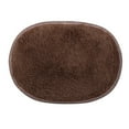 thumbnail image 1 of 30x40cm Oval Non-Slip Area Rug, Soft Polyester Waterproof Stain Resistant Floor Mat, Easy Clean Low Profile Door Carpet for Bedroom Bathroom Living Room Dining Area Entryway, 1 of 4