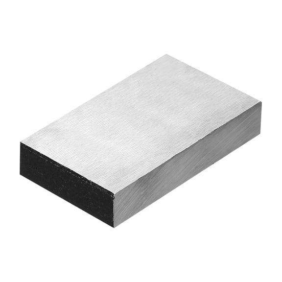 30x50x10mm Steel Bench Block, Steel Block Metal Bench Block No Holes Matched Hardened Steel Flat 123 Blocks Precision Ground Milling for Jewelry Making Stamping Tool, Rectangle
