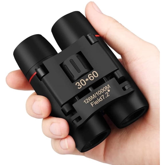 30x60mm Professional Night Vision Binoculars, 10x Magnification Compact Optics for Bird Watching and Sports