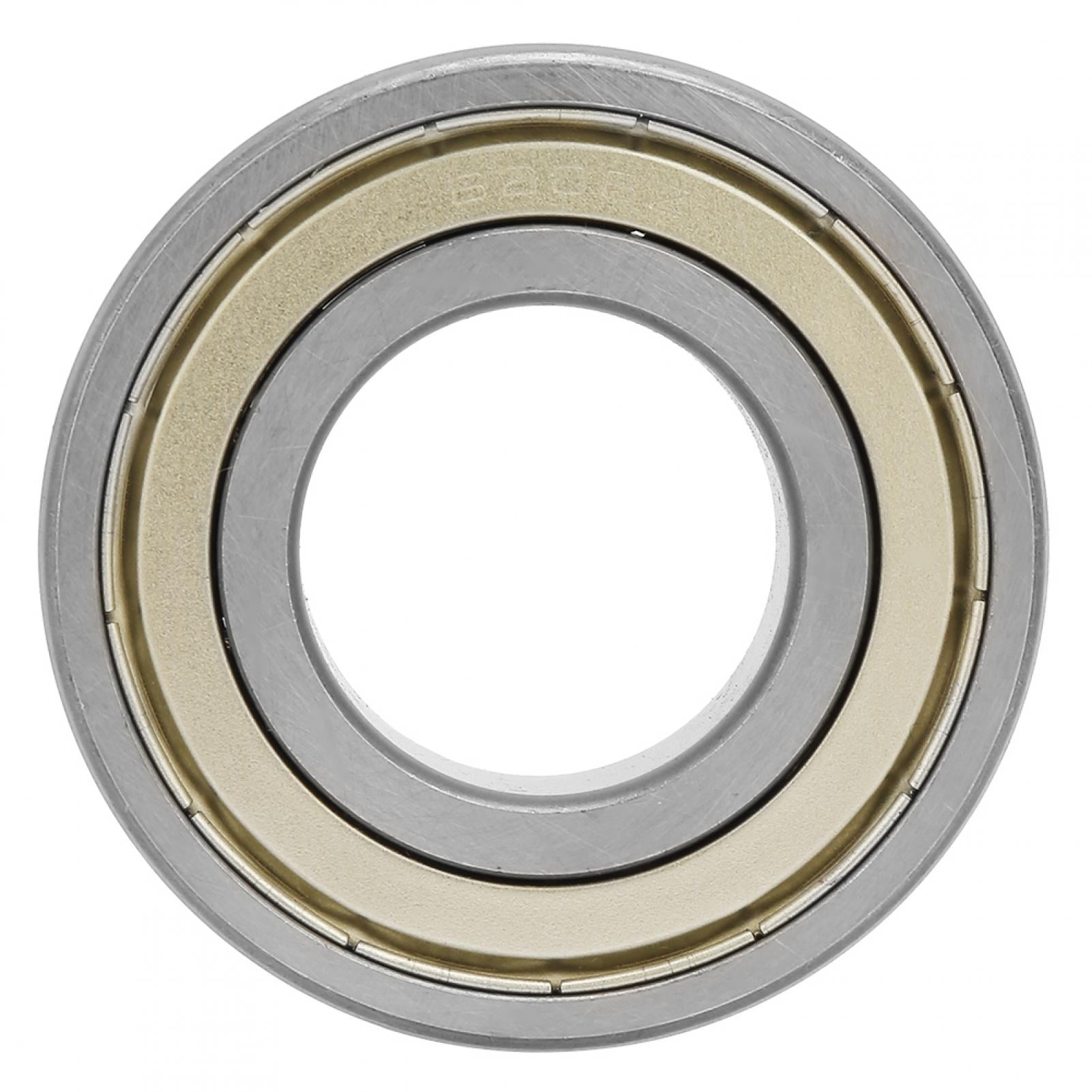 30x62x16mm 1PCS Metal Double Shielded Deep Groove Ball Bearing 6206-ZZ, Size