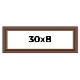 thumbnail image 1 of 30x8 Copper and Brown Real Wood Picture Frame Width 2 inches | Interior Frame Depth 0.5 inches |, 1 of 8