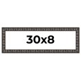 thumbnail image 1 of 30x8 Frame Black-Brown Medieval Solid Wood Picture Frame | 1.5 Inch Moulding Width | Gotham Beveled, 1 of 8