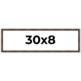 thumbnail image 1 of 30x8 Frame Brown Bamboo with Dark Coffee/Walnut Finish | Solid Wood Picture Frame Width 0.75 Inches, 1 of 8