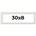 thumbnail image 1 of 30x8 Frame White Sonoma Rustic Wood Picture Frame | 1.5 Inch Moulding Width | Complete with UV, 1 of 7