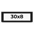 thumbnail image 1 of 30x8 Shadow Box Black Solid Wood Display Picture Frame | 1 Inch Rabbet Depth | | 1.375 Inch, 1 of 4