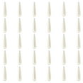 thumbnail image 1 of 30x9mm Pearl Charm, 50Pcs Pearl Beads Teardrop Faux Pearl Pendant with Loop for Jewelry Making Necklace, Silvery, 1 of 6