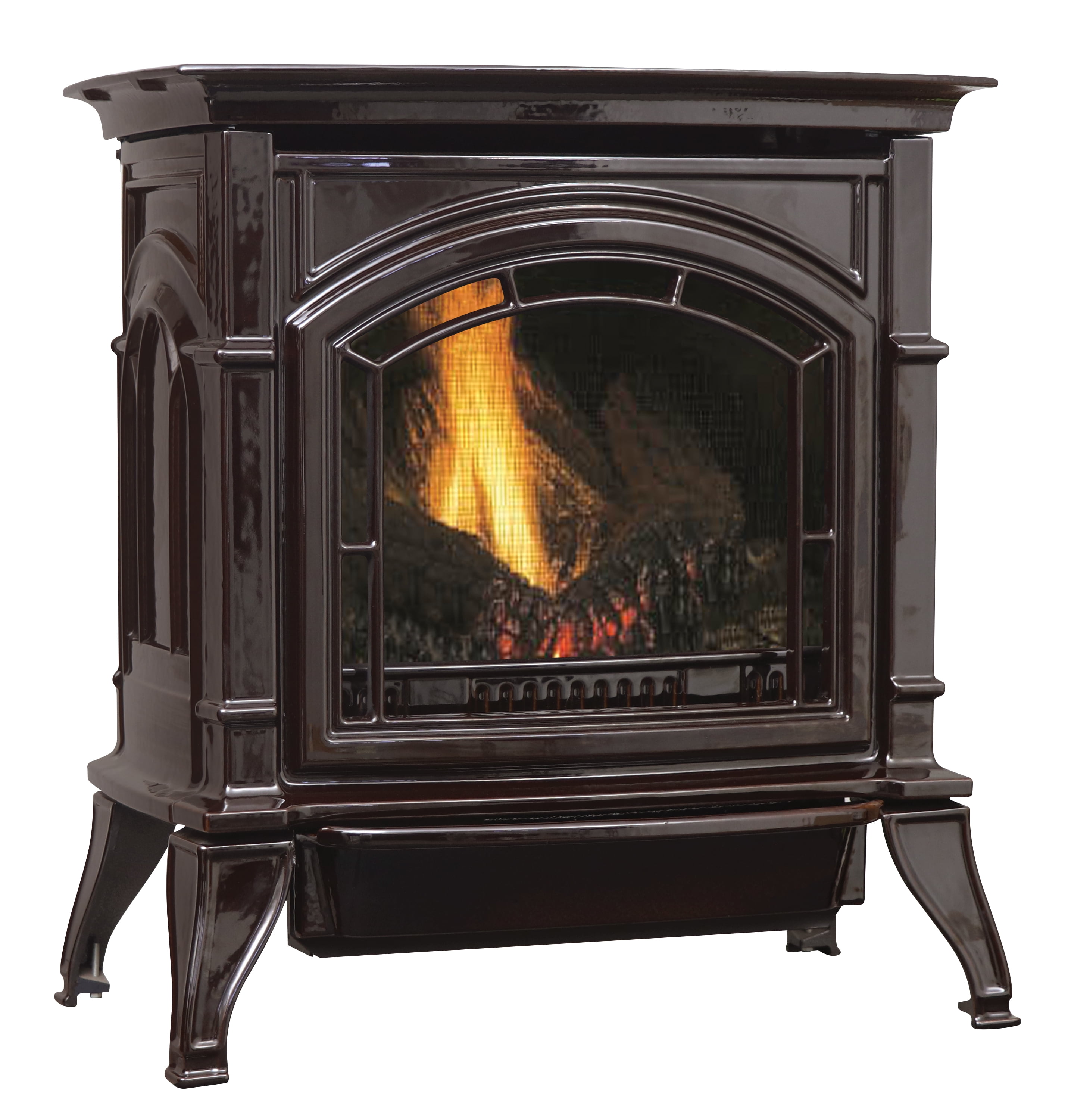 US Stove 1000 sq ft Natural Gas Vent Free Cast Iron Heating Stove