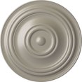 thumbnail image 1 of 31 1/2"OD x 2 1/2"P Traditional Ceiling Medallion (Fits Canopies up to 8 1/4"), Hand-Painted Pearl White, 1 of 6