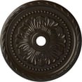 thumbnail image 1 of 31 1/2"OD x 3 5/8"ID x 1 3/4"P Palmetto Ceiling Medallion (Fits Canopies up to 7 5/8"), Hand-Painted Stone Hearth, 1 of 5
