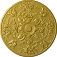 thumbnail image 1 of 31 1/4"OD x 2 1/4"P Baile Ceiling Medallion Rich Gold Finished, 1 of 6
