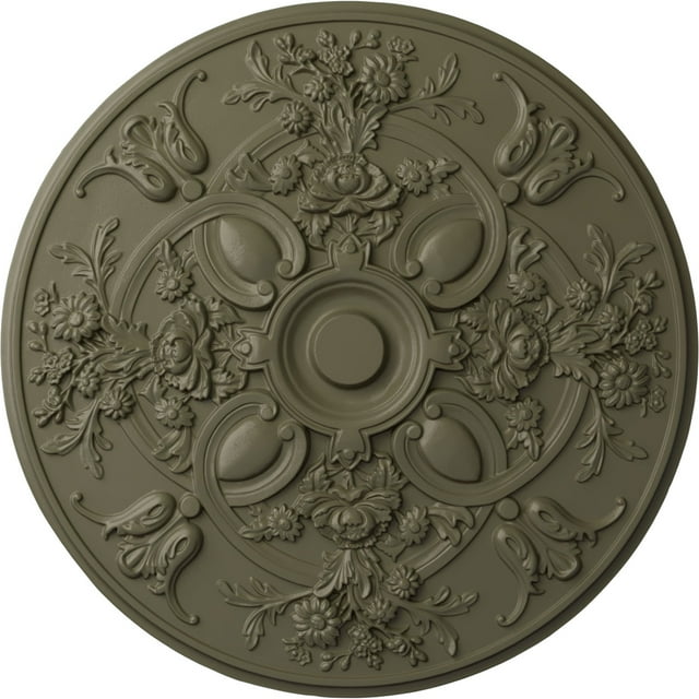 31 1/4"OD x 2 1/4"P Baile Ceiling Medallion Spartan Stone Finished