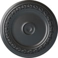 thumbnail image 1 of 31 1/8"OD x 1 1/2"P Carlsbad Ceiling Medallion (Fits Canopies up to 5 1/2"), Hand-Painted Pewter, 1 of 6
