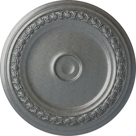31 1/8"OD x 1 1/2"P Carlsbad Ceiling Medallion Platinum Finished