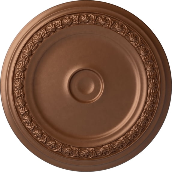 31 1/8"OD x 1 1/2"P Carlsbad Ceiling Medallion Polished Copper Finished