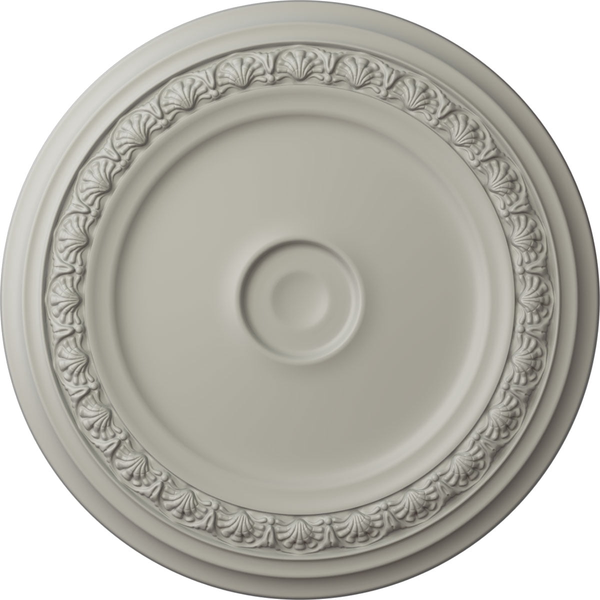 18 1/8od X 3 3/4id X 1 1/8p Bradford Ceiling Medallion Fits Canopies Up